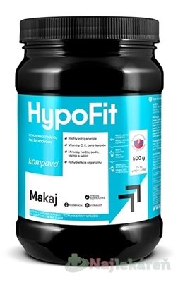 Kompava HypoFit, prášok na prípravu hypotonického nápoja príchuť čierna ríbezľa, 500g Kompava www.bohre.sk