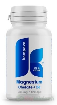 Kompava Magnézium chelát + B6 120 ks Kompava www.bohre.sk