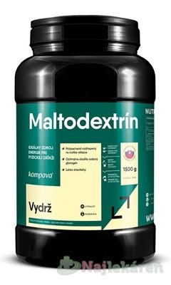 Kompava Maltodextrín 1500 g Kompava www.bohre.sk