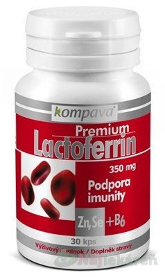 Kompava Premium Lactoferrin 350 mg 30 kapsúl Kompava www.bohre.sk