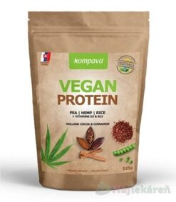 Kompava VEGAN PROTEIN čokoláda a škorica 1x525 g Kompava www.bohre.sk