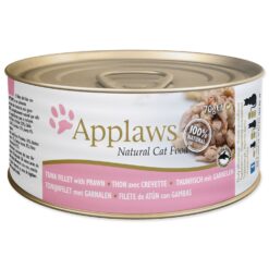 Konzerva APPLAWS Cat Tuna Fillet with Prawn 70g in broth APPLAWS www.bohre.sk