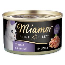 Konzerva Miamor Feine Filets Adult tuniak s kalamárami v želé 100g MIAMOR www.bohre.sk