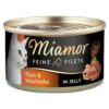 Konzerva Miamor Feine Filets Adult tuniak s prepeličími vajcami v želé 100g MIAMOR www.bohre.sk