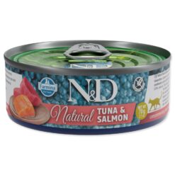Konzerva N&D Cat Natural Tuna & Salmon 70g N&D www.bohre.sk