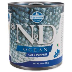 Konzerva N&D Dog Ocean Cod & Pumpkin 285g N&D www.bohre.sk