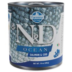 Konzerva N&D Dog Ocean Salmon & Codfish 285g N&D www.bohre.sk