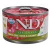 Konzerva N&D Dog Quinoa Duck & Coconut 140g N&D www.bohre.sk
