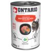 Konzerva Ontario hovädzie s lososom, paté 400g ONTARIO www.bohre.sk