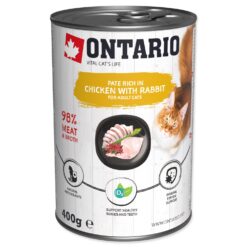 Konzerva Ontario kura a králik, paté 400g ONTARIO www.bohre.sk