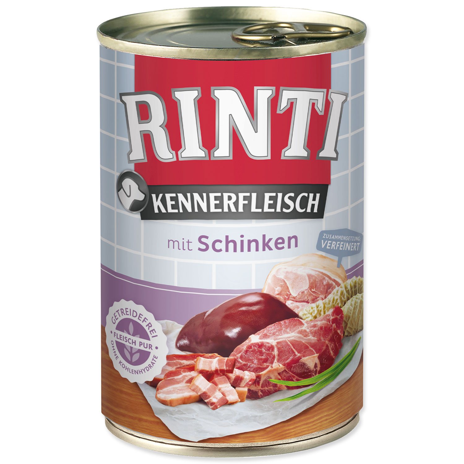 Konzerva Rinti Kennerfleisch Adult šunka 400g RINTI www.bohre.sk
