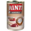 Konzerva Rinti sensible Adult jahňa a ryža 400g RINTI www.bohre.sk