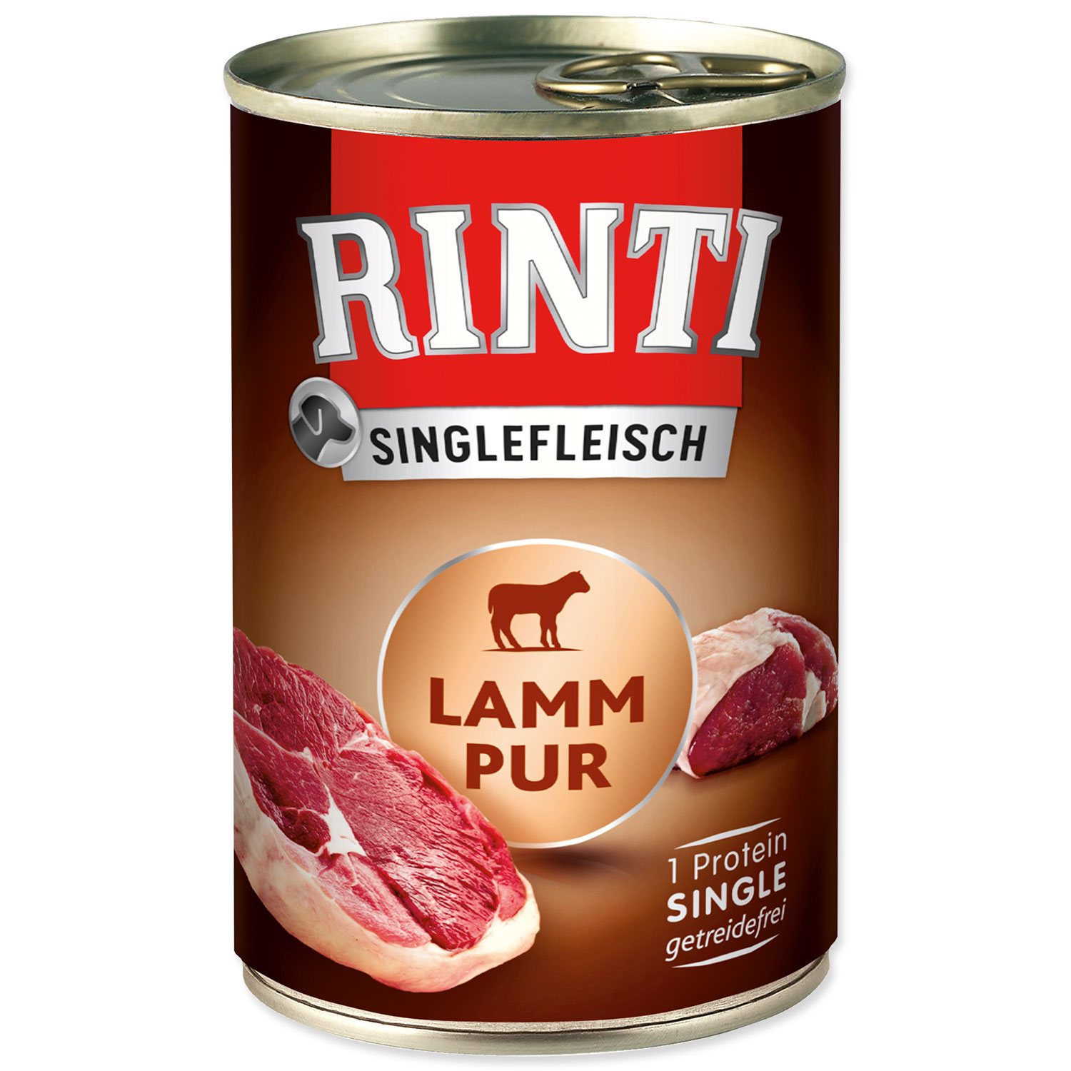 Konzerva Rinti sensible PUR Adult jahňa 400g RINTI www.bohre.sk