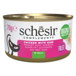 Konzerva SCHESIR kura a šunka v želé 70g STUZZY www.bohre.sk