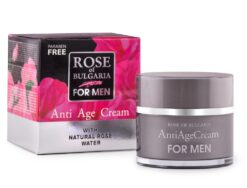Krém proti vráskam z ružovej vody pre mužov 50ml Biofresh Rose of Bulgaria www.bohre.sk