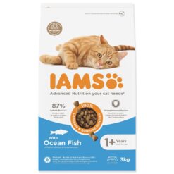 Krmivo IAMS Cat Adult ocean fish 3kg IAMS www.bohre.sk
