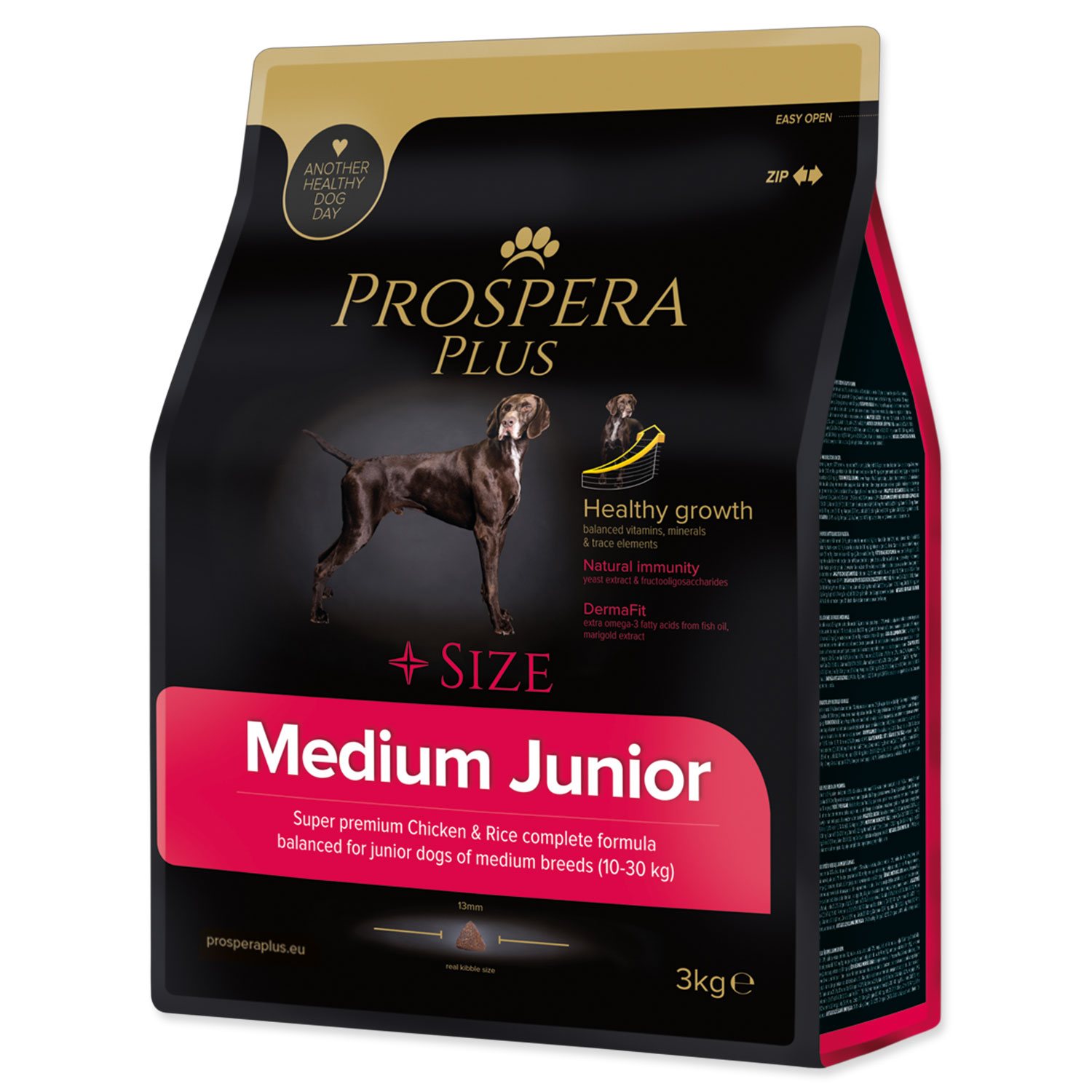 Krmivo Prospera Plus Medium Junior kura s ryžou 3kg PROSPERA www.bohre.sk