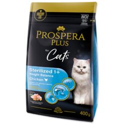 Krmivo Prospera Plus Sterilized 1+ Chicken Weight Balance 0,4kg PROSPERA www.bohre.sk
