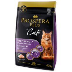 Krmivo Prospera Plus Sterilized 7+ Chicken Weight Balance 0,4kg PROSPERA www.bohre.sk