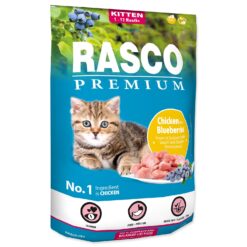 Krmivo Rasco Premium Kitten kura s čučoriedkou 0,4kg RASCO PREMIUM www.bohre.sk