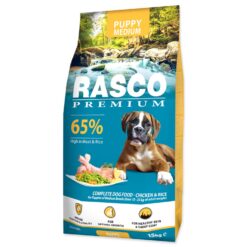 Krmivo Rasco Premium Puppy Medium kura s ryžou 15kg RASCO PREMIUM www.bohre.sk