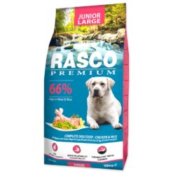 Krmivo pre psy Rasco Premium Junior Large kura s ryžou 15kg RASCO PREMIUM www.bohre.sk