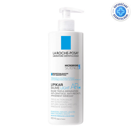 LA ROCHE-POSAY Lipikar baume light AP+ M relipidačný telový balzam 400 ml LA ROCHE-POSAY www.bohre.sk