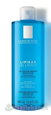 LA ROCHE-POSAY Lipikar krémový čistiaci gél 400ml La Roche Posay www.bohre.sk