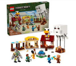 LEGO® Minecraft 21273 Balón v podobe Ghasta a útok na dedinu LEGO www.bohre.sk