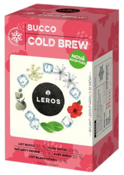 LEROS COLD BREW BUCCO bylinná zmes nálevové vrecká 20x1,5g (30g) Leros www.bohre.sk