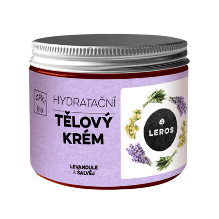 LEROS Hydratačný telový krém levanduľa & šalvia 200 ml LEROS www.bohre.sk