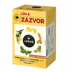 LEROS Lipa a zázvor čaj 20 x 2 g LEROS www.bohre.sk