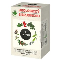 LEROS Urologický čaj s brusnicou bylinná čajová zmes nálevové vrecká 20 x1