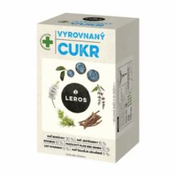 LEROS Vyrovnaný cukor nálevové vrecká 20 g LEROS www.bohre.sk