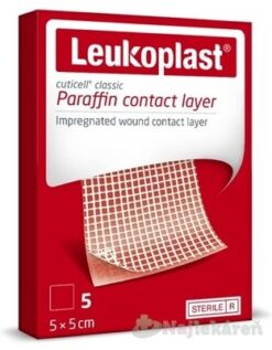 LEUKOPLAST Cuticell classic sterilné krytie 5x5 cm, 5 ks Leukoplast www.bohre.sk