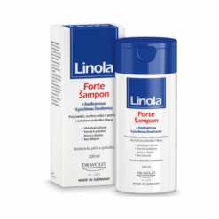 LINOLA Forte šampón na suchú a svrbivú pokožku hlavy s kyselinou linolovou 200 ml Linola www.bohre.sk
