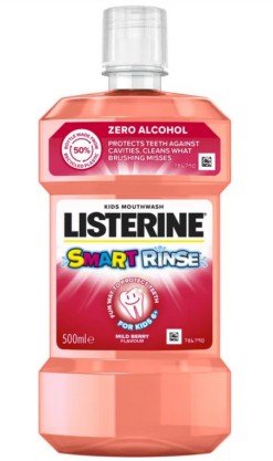 LISTERINE Smart Rinse Mild Berry ústna voda 500ml Listerine www.bohre.sk