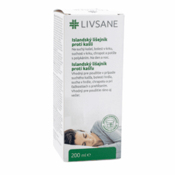 LIVSANE Islandský lišajník proti kašľu 200 ml LIVSANE www.bohre.sk