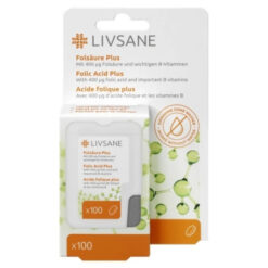LIVSANE Kyselina listová plus 100 tabliet LIVSANE www.bohre.sk