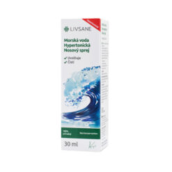 LIVSANE Morská voda  hypertonická nosový sprej 30 ml LIVSANE www.bohre.sk