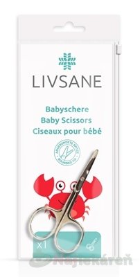 LIVSANE Nožnice na nechty detské 1ks Livsane www.bohre.sk