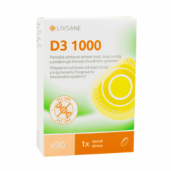 LIVSANE Vitamín D3 1000 IU 90 kapsúl LIVSANE www.bohre.sk
