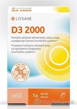 LIVSANE Vitamín D3 2000 IU 60 cps Livsane www.bohre.sk