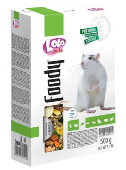 LOLOPETS Basic základné krmivo pre potkany 500g LOLOPETS www.bohre.sk