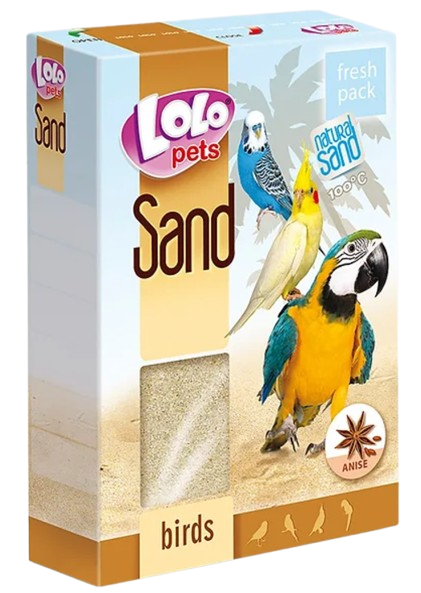 LOLOPETS piesok pre vtákov s anýzom 1500g LOLOPETS www.bohre.sk