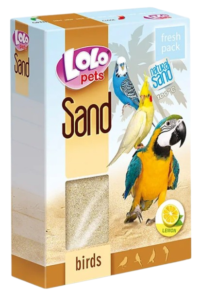 LOLOPETS piesok pre vtáky citrónový 1500g LOLOPETS www.bohre.sk
