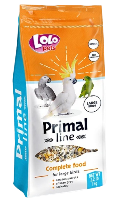 LOLOPETS primal Line krmivo pre veľké papagáje 1kg LOLOPETS www.bohre.sk