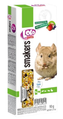 LOLOPETS tyčinka pre činčily 2ks/90g LOLOPETS www.bohre.sk