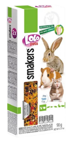 LOLOPETS tyčinka pre hlodavce s kvetmi 2ks/80g LOLOPETS www.bohre.sk