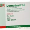 LOMATUELL H TYL PARAFÍNOVÝ sterilný (5x5cm) 10ks LOMATUELL www.bohre.sk